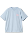 W S/S Jazzy T-Shirt - Air Sky / Air Pink
