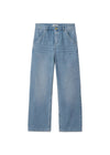 W Simple Pant - Blue Light True Washed-Pants-Carhartt WIP-Butler Loftet