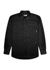 Yuzo knitted shirt - Black-Shirts-Woodbird-Butler Loftet