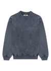 Zhang Washed Crew - Black-Sweatshirts-Woodbird-Butler Loftet