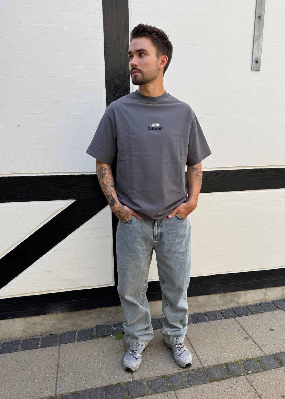 CORY STRAIGHT FIT JEANS - Washed Light Blue
