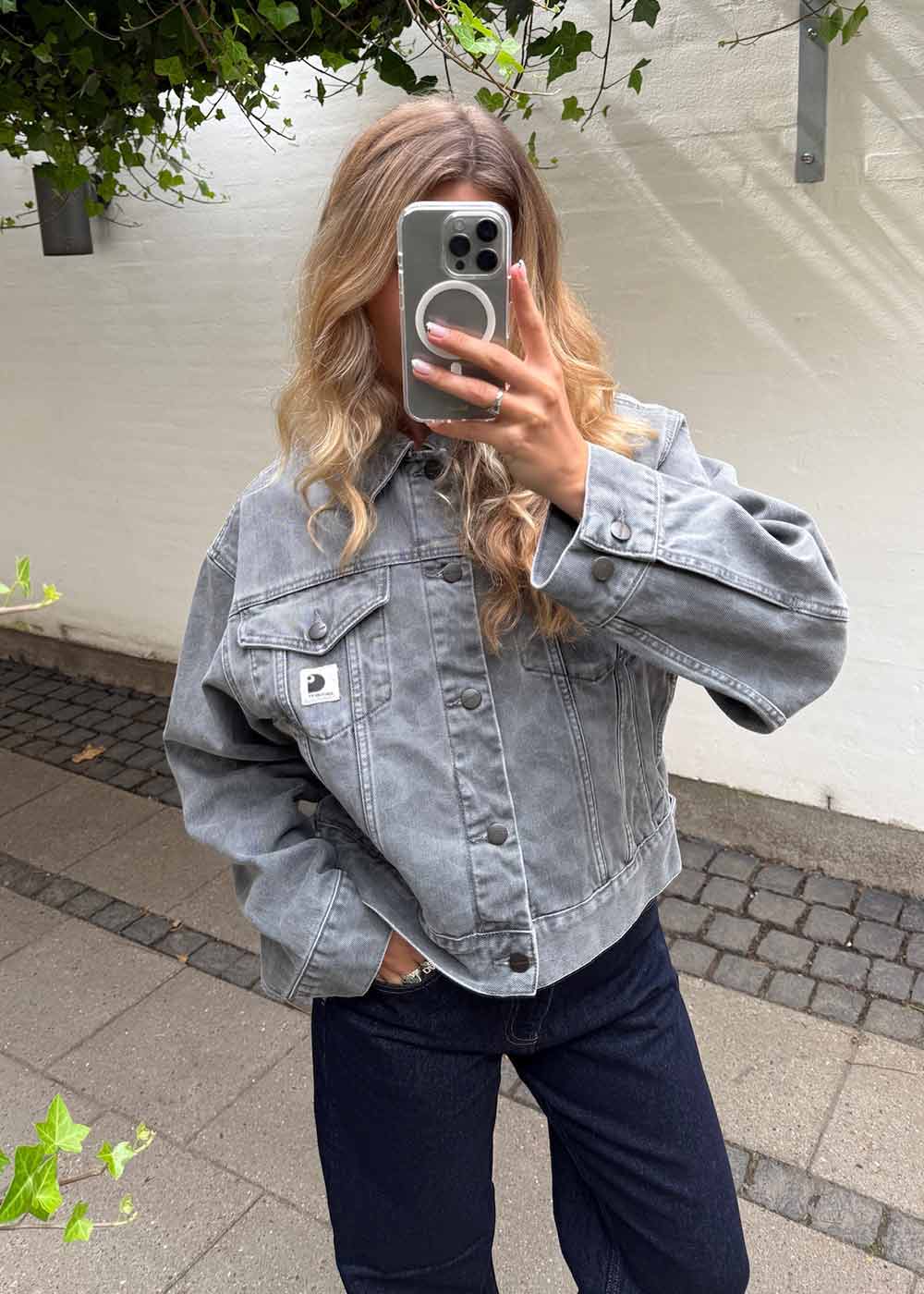 W' Duck Orell Jacket Camo Duck - Black Heavy Bleached