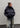 Aki double Collar Jacket - Black