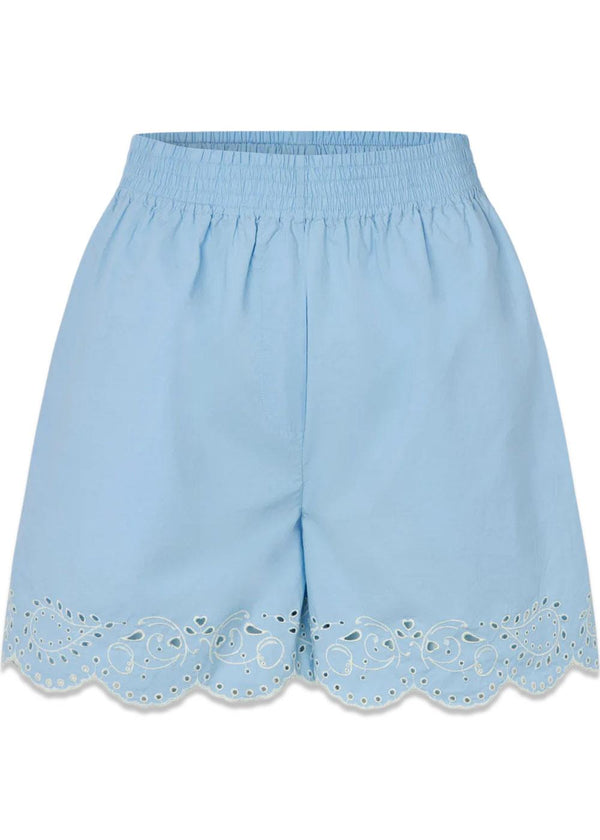 2499 Light Cotton - Teapot Blue-Shorts-Stine Goya-Butler Loftet