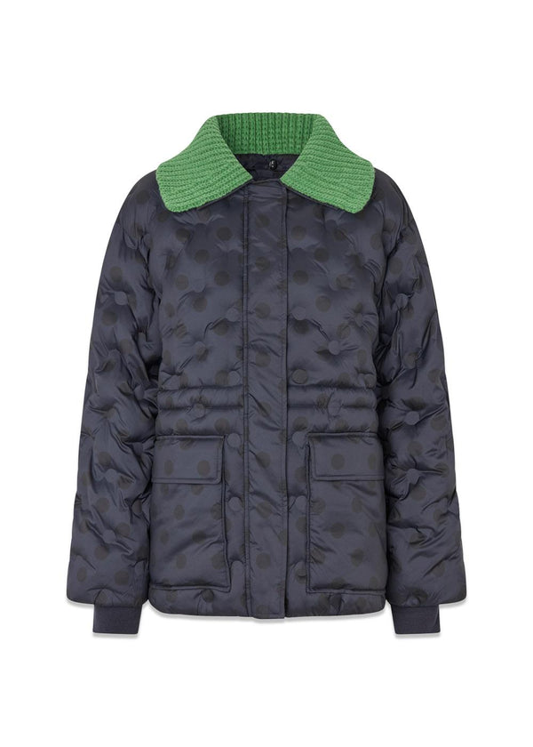2540 Heat Quilt - Navy Polka-Outerwear-Stine Goya-Butler Loftet