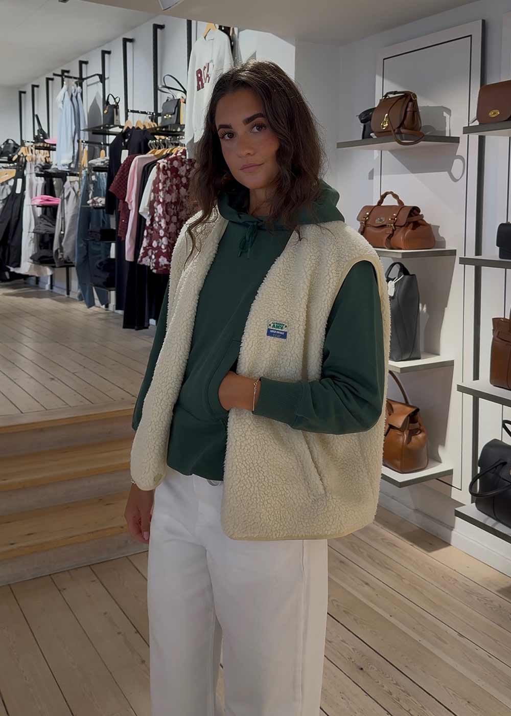 Hocktown Vest - Ecru