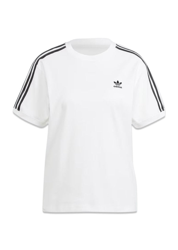 3 STRIPE TEE - White