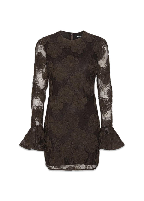3D FLOWER LS MINI DRESS - Molé-Dress-Rotate-Butler Loftet