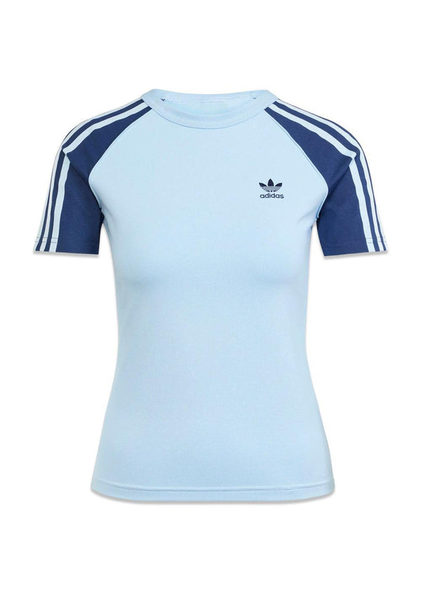 3S SLIM TEE - Clear Sky-T-shirts-Adidas Originals-Butler Loftet