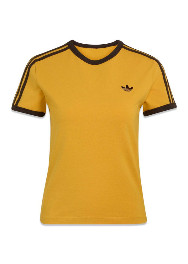 3S TEE SLIM - Preloved Yellow-T-shirts-Adidas Originals-Butler Loftet
