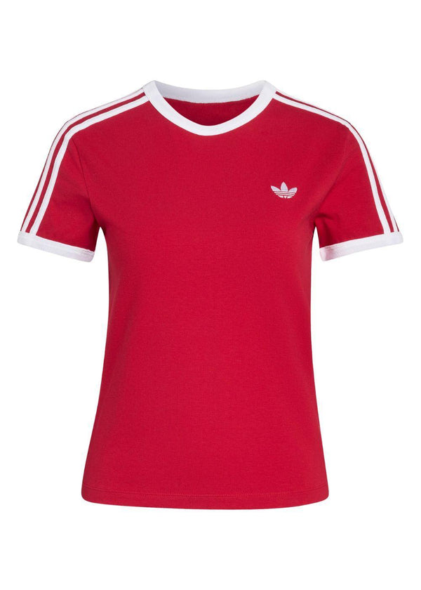 3S TEE SLIM - Team Victory Red-T-shirts-Adidas Originals-Butler Loftet