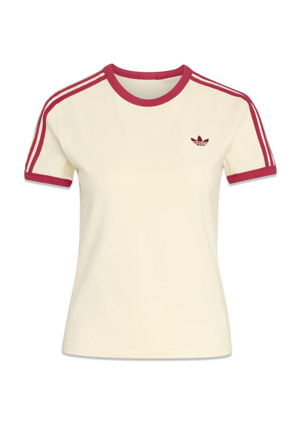 3S TEE SLIM - Warm Vanilla-T-shirts-Adidas Originals-Butler Loftet