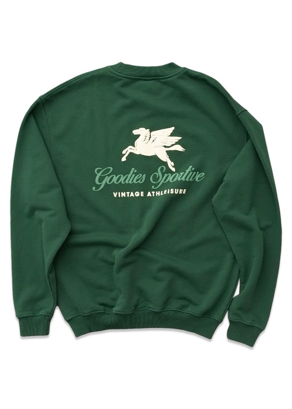 ﻿550G PREMIUM CREWNECK - Green-T-shirts-Goodies Sportive-Butler Loftet