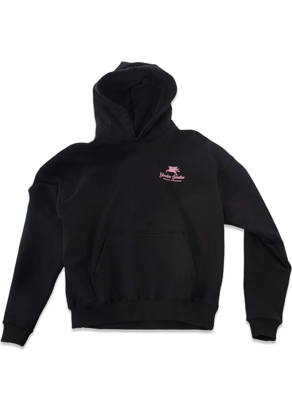 ﻿550GMS PREMIUM BOXY HOODIE - Black-Hoodies-Goodies Sportive-Butler Loftet