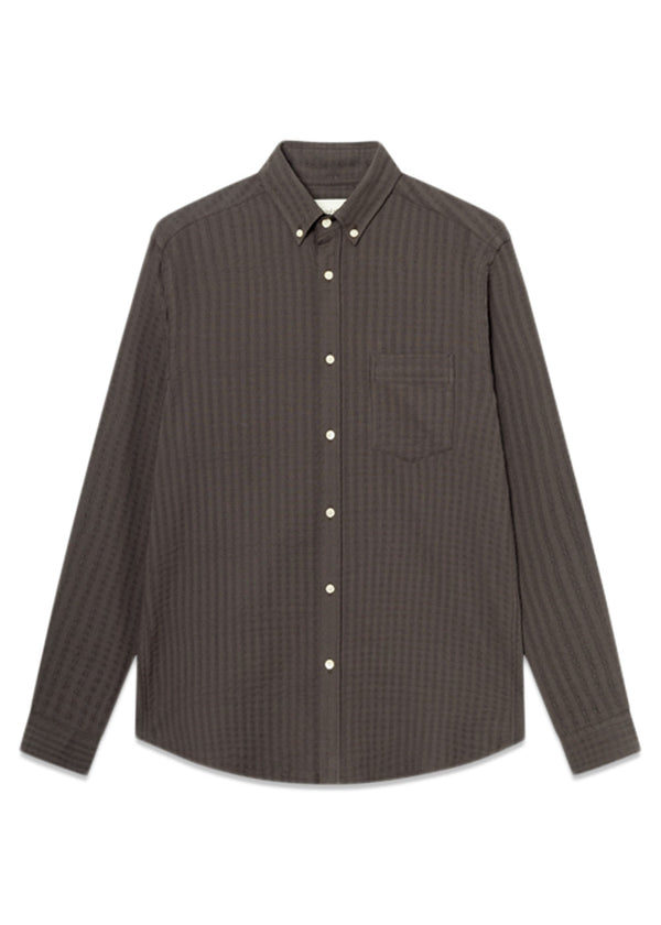 DAWN JACQUARD SHIRT - Dusty Olive