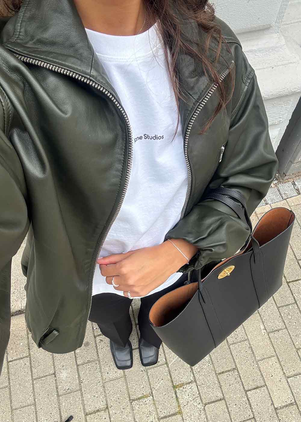Lenny Leather Jacket - Dark Army