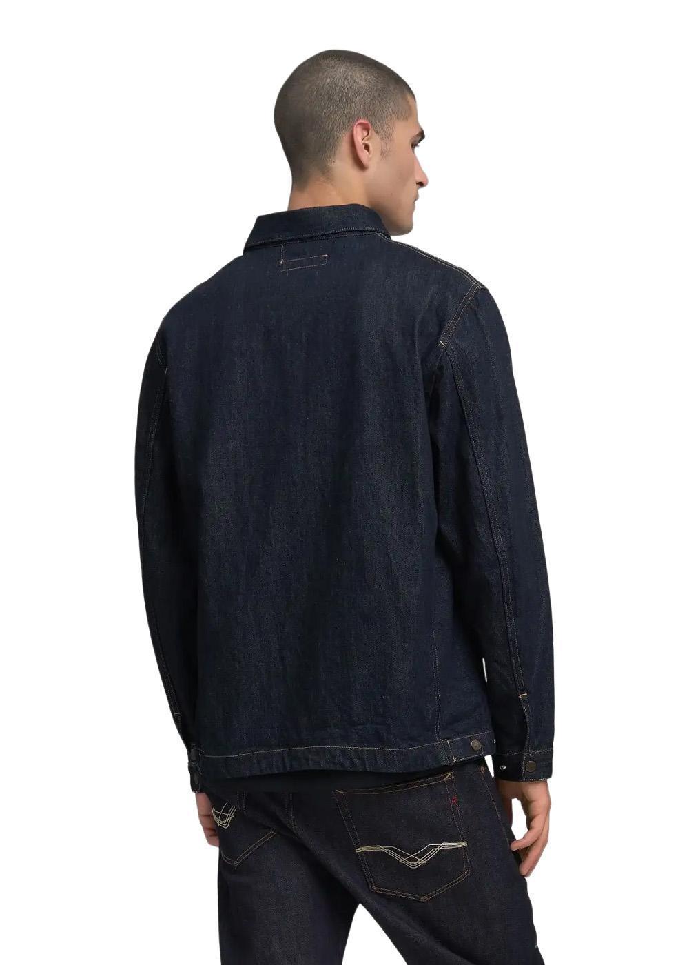 9zero1 Denim jacket - Dark Denim-Shirts-Replay-Butler Loftet