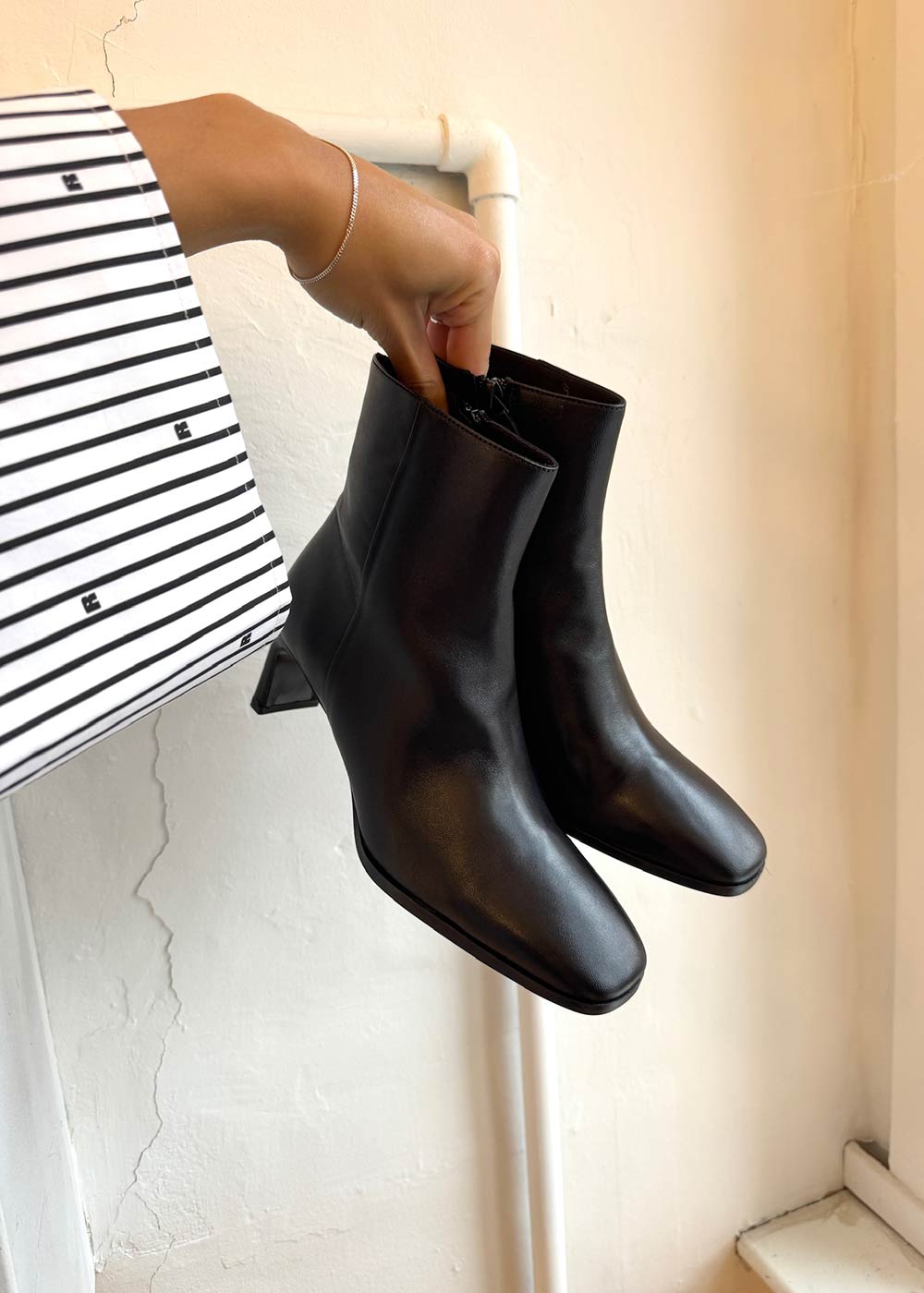 Booties Black nappa 70 - Black Nappa 70