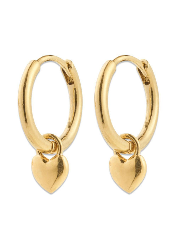 ALAIA earrings gold-plated - Gold Plated-Jewellery-Pilgrim-Butler Loftet