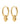 ALAIA earrings gold-plated - Gold Plated-Jewellery-Pilgrim-Butler Loftet
