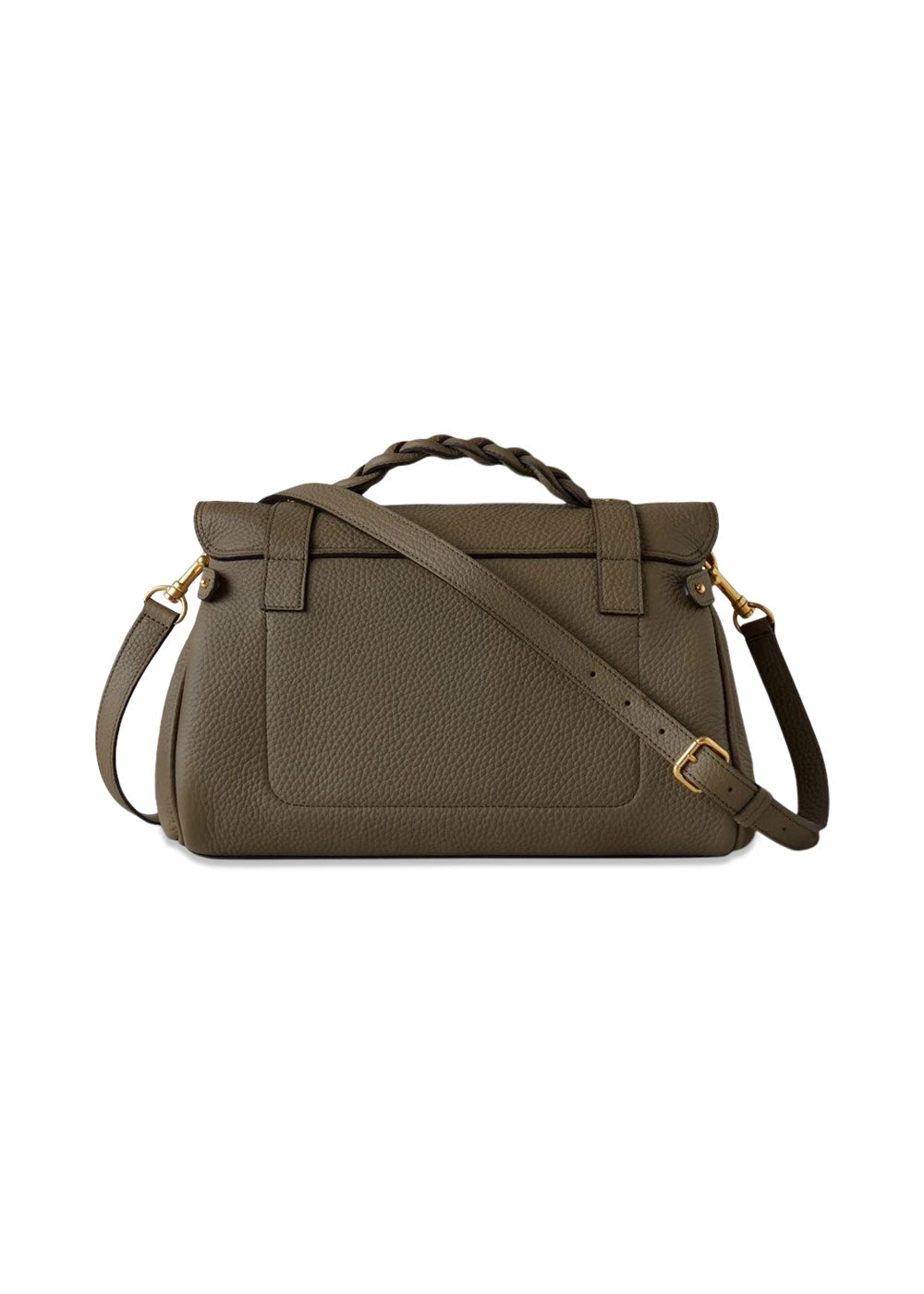 ALEXA HEAVY GRAIN - Linen Green-Bags-Mulberry-Butler Loftet