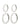 ARIELLA hoop earrings 2-in-1 set silver-plated - Silver Plated-Jewellery-Pilgrim-Butler Loftet