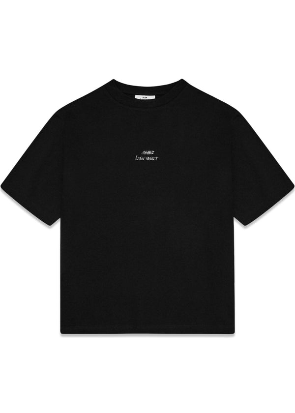 AW26 LOGO BOX FIT - Black-T-shirts-Bareen-Butler Loftet