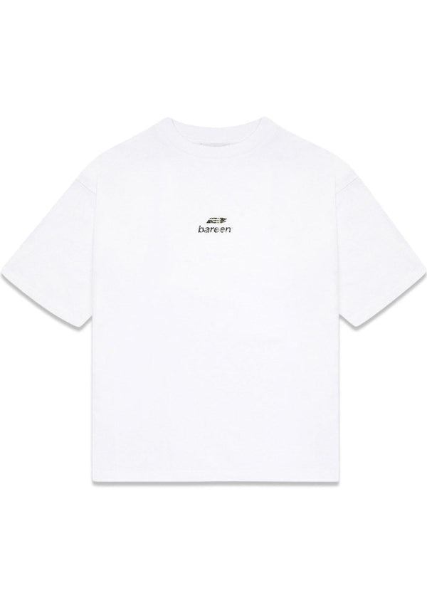 AW26 LOGO BOX FIT - White-T-shirts-Bareen-Butler Loftet