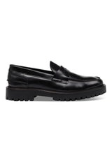 Aaron Penny Loafer - Black Polido-Shoes-Garment Project-Butler Loftet