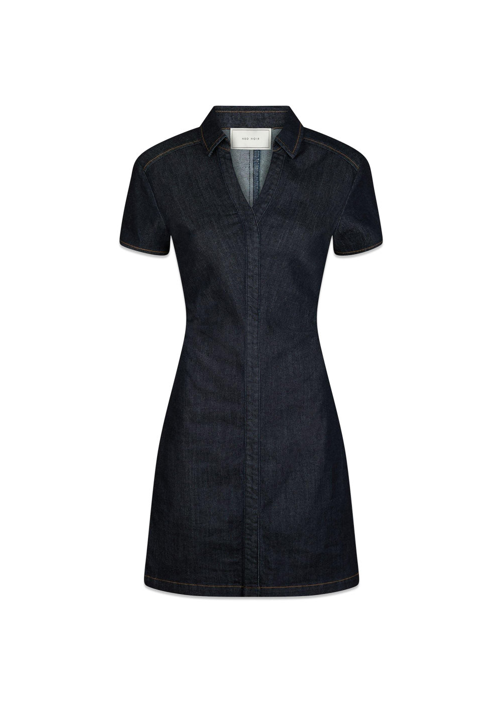 Abel Denim Dress - Dark Blue-Dress-Neo Noir-Butler Loftet