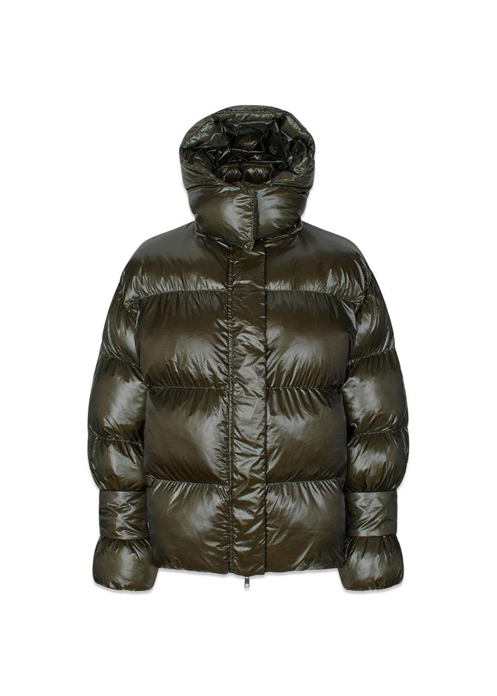 Active Hood Jacket - Dark Army-Outerwear-Oval Square-Butler Loftet