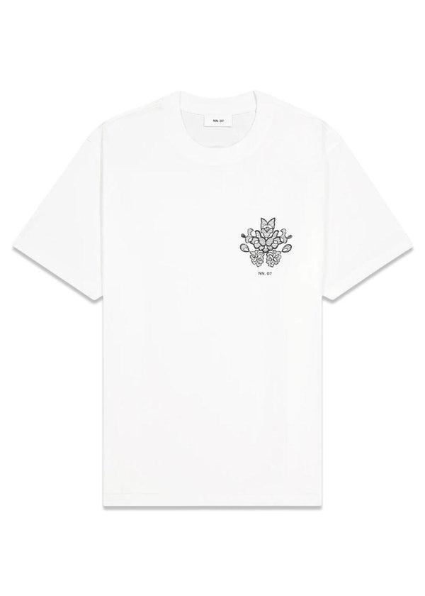 Adam Print Tee 3209 - White