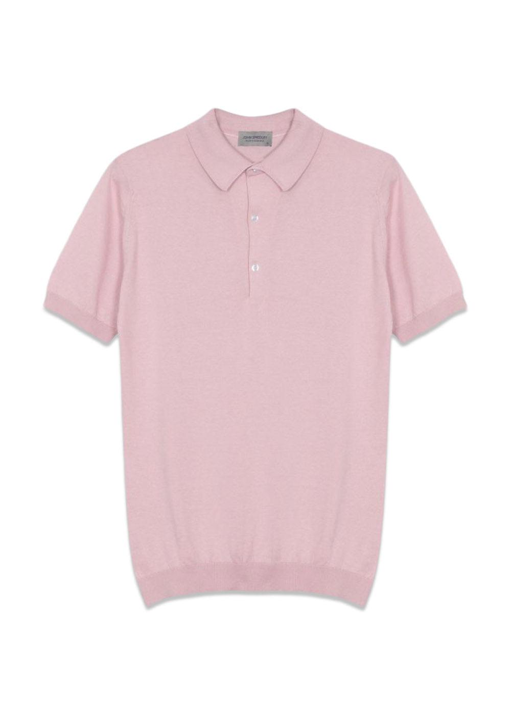 John Smedleys Adrian Shirt SS - Chalk Pink. Køb t-shirts her.