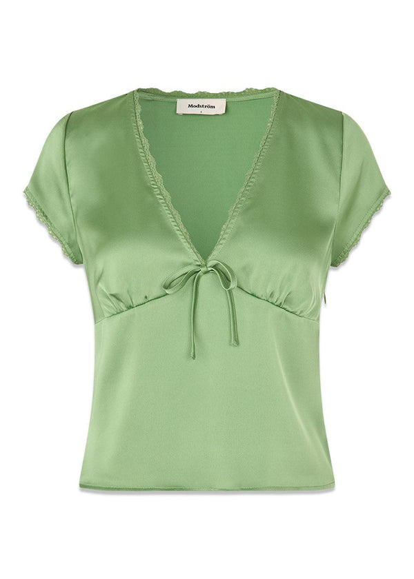 Aijamd top - Aspen Green-Blouses-Modström-Butler Loftet
