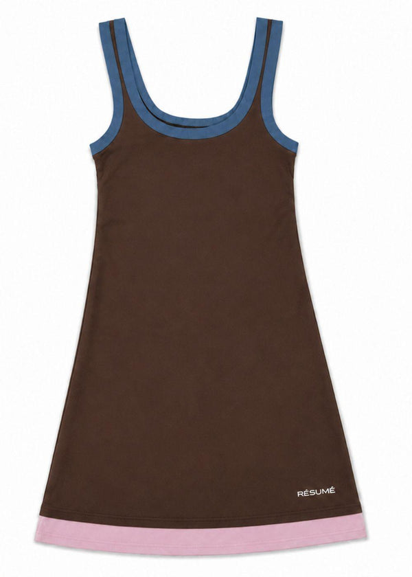 AlbaRS Dress - Multi Brown-Dress-RÉSUMÉ-Butler Loftet