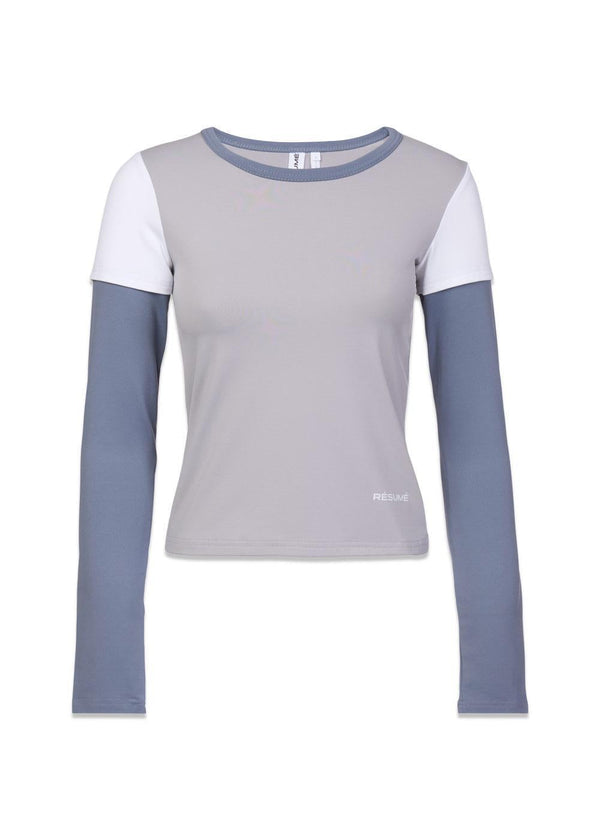 AmariRS Blouse - Multi Grey-Blouses-RÉSUMÉ-Butler Loftet