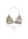 Amber Bel Bikini Top - Beetle Green-Swimwear-BeckSöndergaard-Butler Loftet