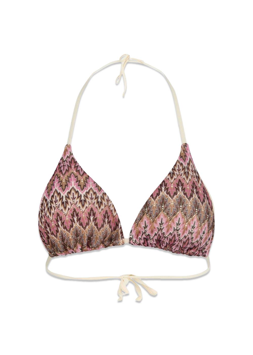 Amber Bel Bikini Top - Dusty Rose