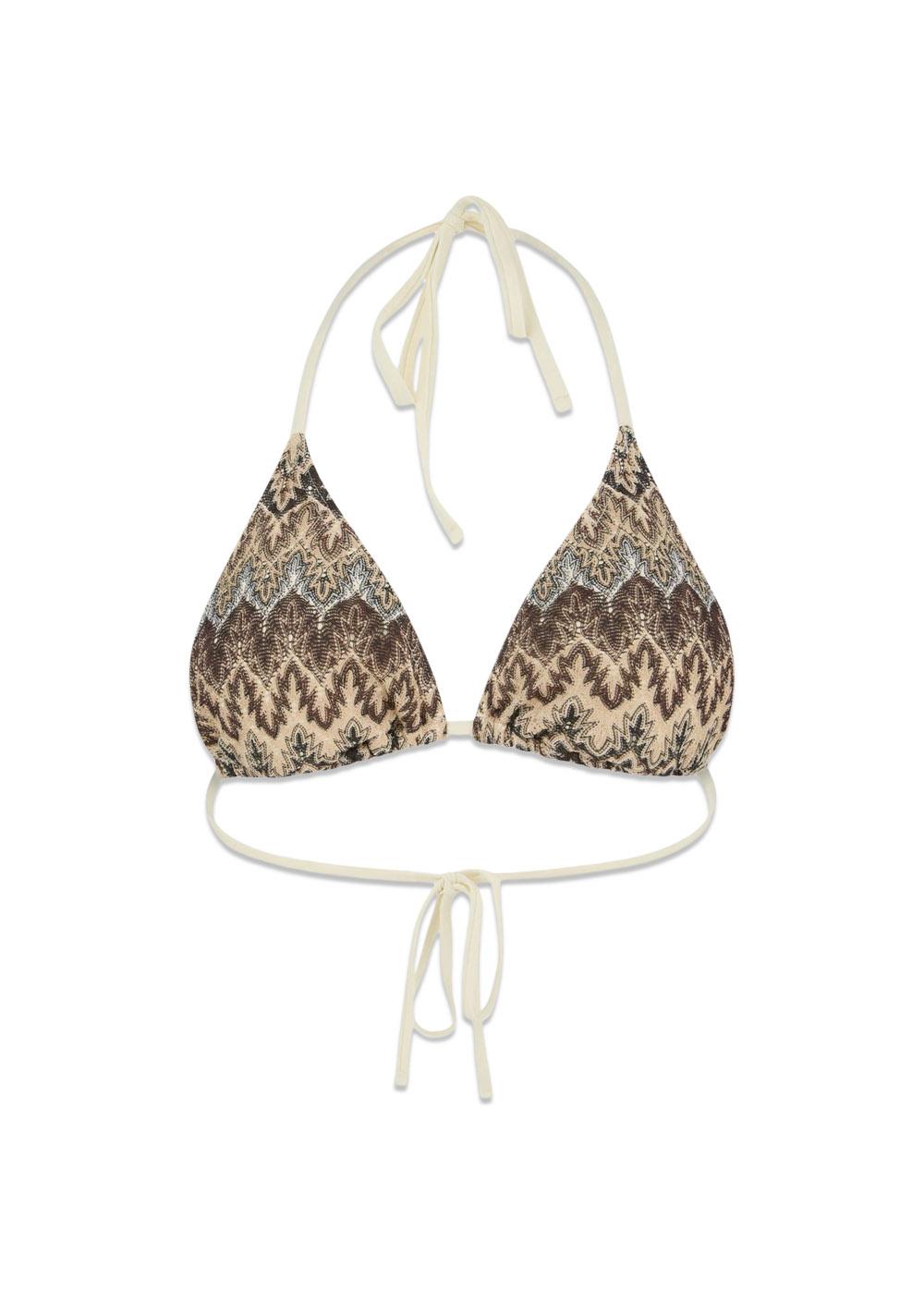 Amber Bel Bikini Top - Mocha Brown