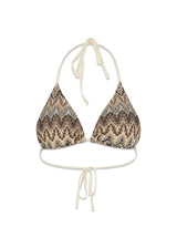 Amber Bel Bikini Top - Mocha Brown