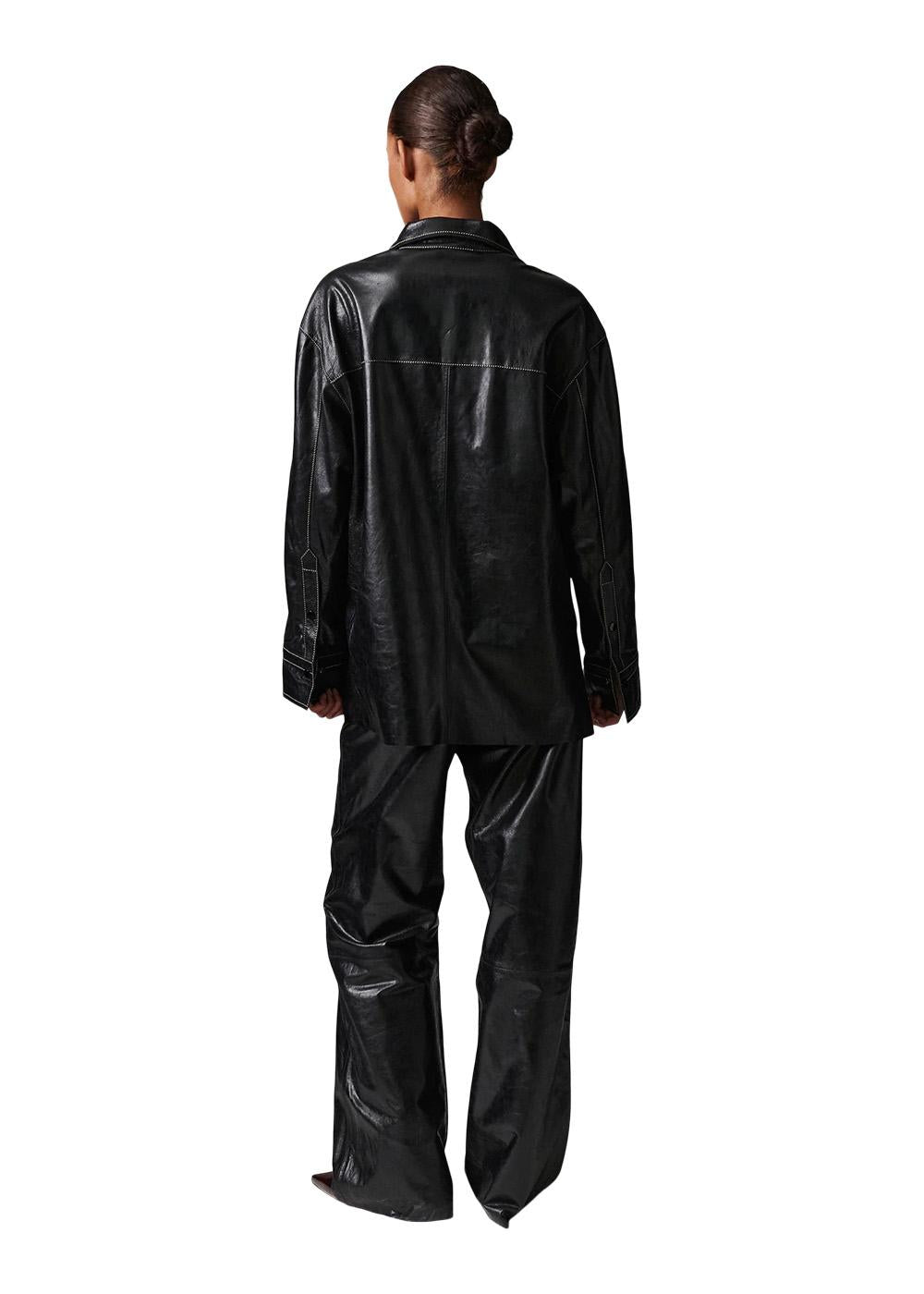 Andreas - Polished Leather - Black