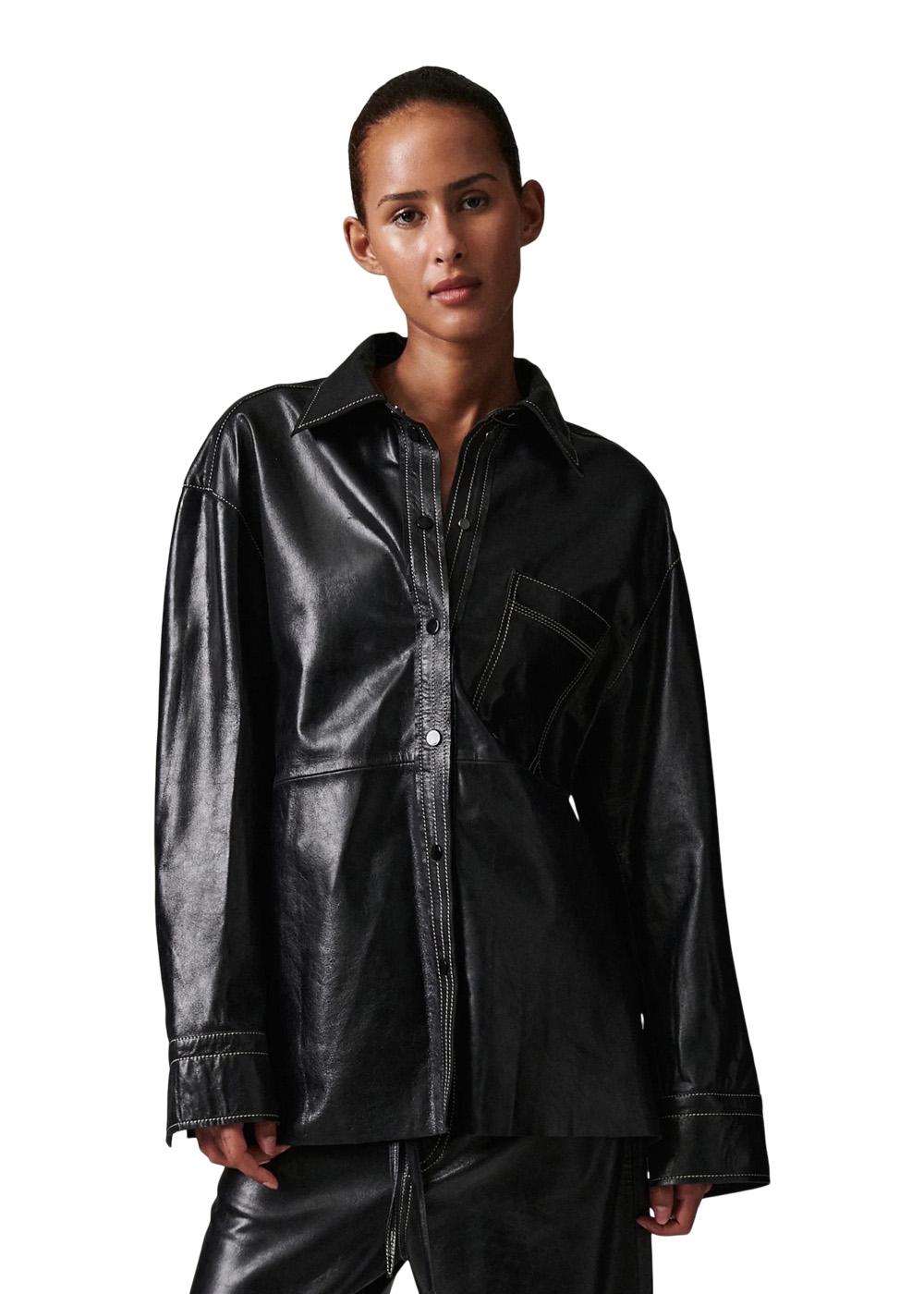 Andreas - Polished Leather - Black