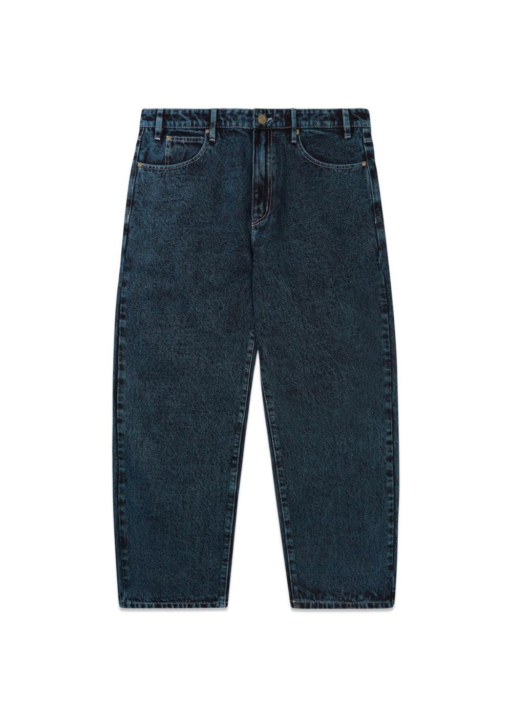 Applique Denim Jeans - Acid Indigo