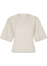 Asha Boxy Tee - Ivory-T-shirts-Neo Noir-Butler Loftet