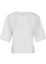 Asha Boxy Tee - White-T-shirts-Neo Noir-Butler Loftet