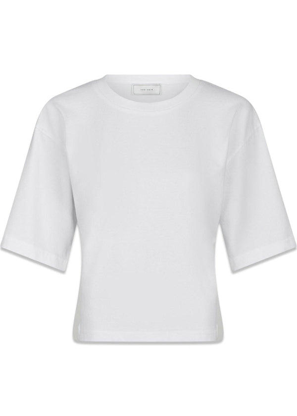 Asha Boxy Tee - White-T-shirts-Neo Noir-Butler Loftet