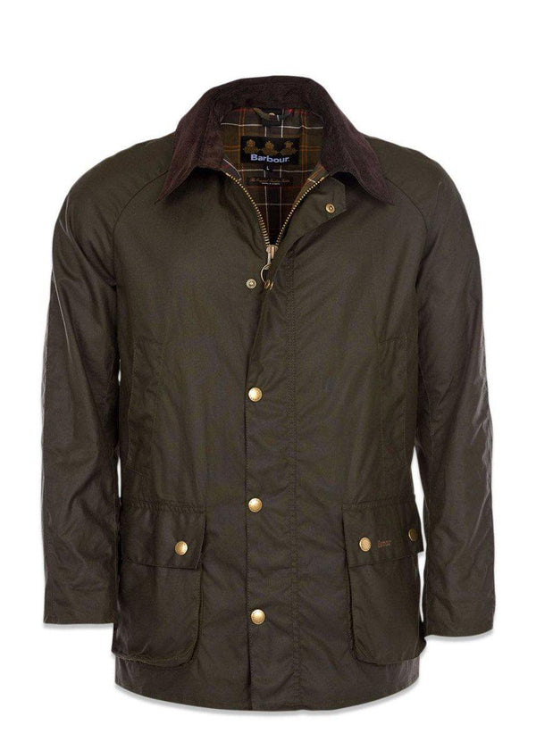 Barbours Ashby Wax Jacket - Dk Olive. Køb dunjakker||vinterjakker her.