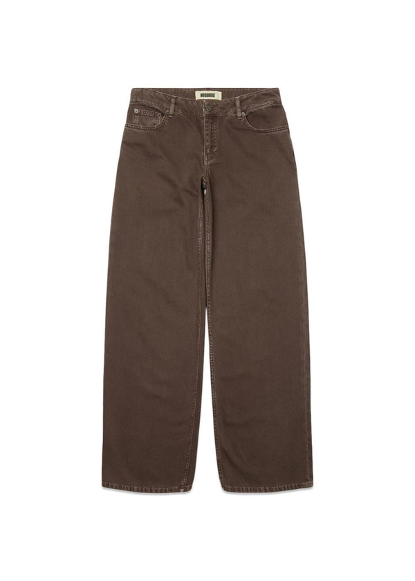 Aya Brown Jeans - Brown-Jeans-Woodbird-Butler Loftet