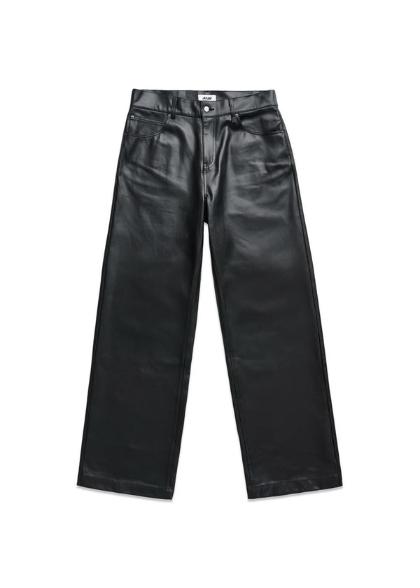 BAM WIDE FIT JEANS - Glossy Black-Jeans-ALIS-Butler Loftet