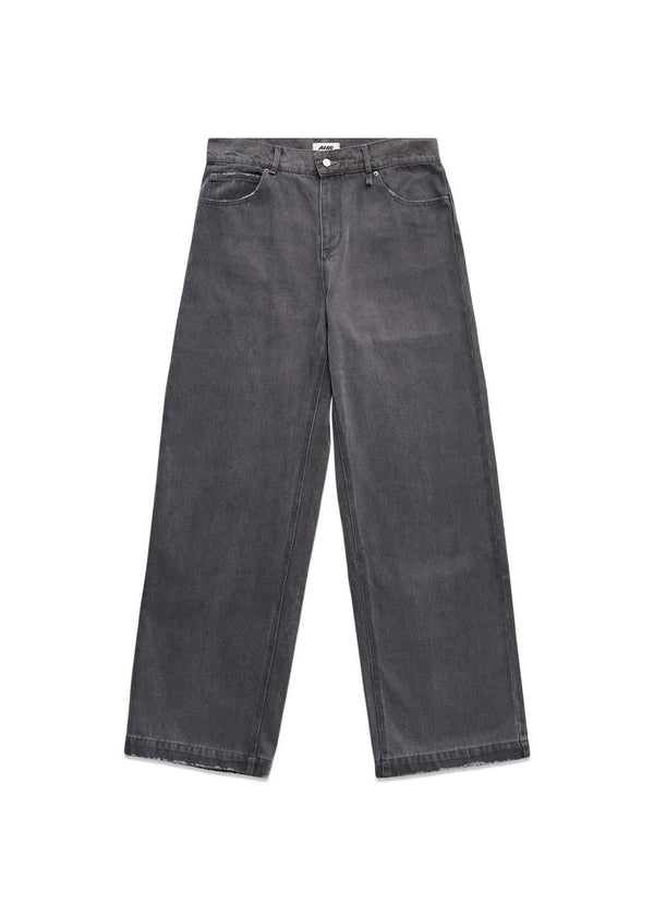 BAM WIDE FIT JEANS - Washed Grey-Jeans-ALIS-Butler Loftet